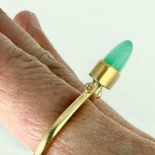 Load image into Gallery viewer, chrysoprase tulip ring