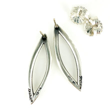 Load image into Gallery viewer, diamond leaf earrings