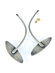 ceramic pendulum earrings