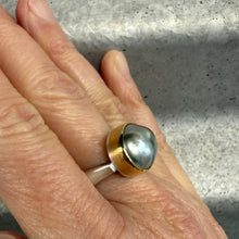 Load image into Gallery viewer, keshi tahitian pearl ring