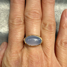 Load image into Gallery viewer, blue chalcedony ring