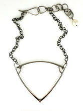 Load image into Gallery viewer, diamond triangle necklace