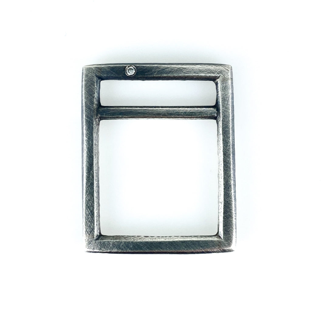 diamond cross bar ring