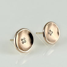 Load image into Gallery viewer, diamond nest earrings