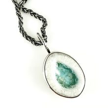 Load image into Gallery viewer, ceramic petal pool pendant