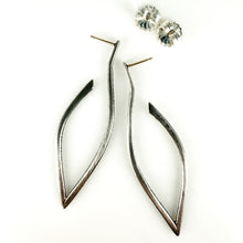 Load image into Gallery viewer, skinny leaf earrings