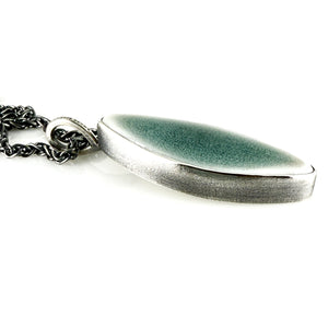 ceramic leaf pendant