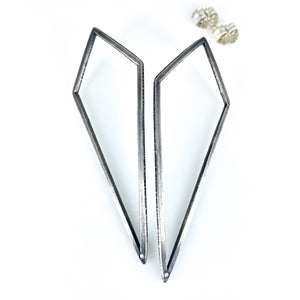 diamond kite earrings