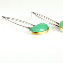 Load image into Gallery viewer, chrysoprase earrings