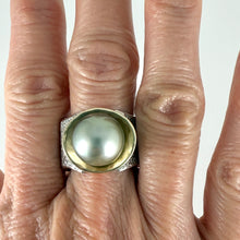 Load image into Gallery viewer, tahitian pearl nest ring
