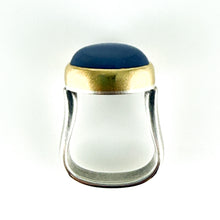 Load image into Gallery viewer, blue chalcedony ring