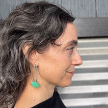 Load image into Gallery viewer, chrysoprase earrings