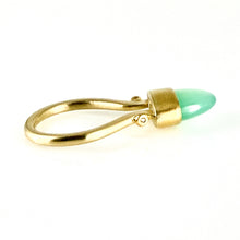 Load image into Gallery viewer, chrysoprase tulip ring