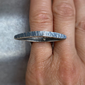 diamond leaf ring trois