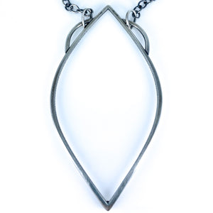 diamond lotus necklace