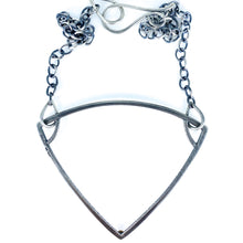 Load image into Gallery viewer, diamond triangle necklace deux
