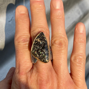leopard opal ring