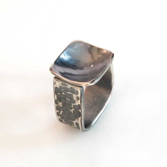 diamond square nest ring