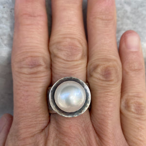 south sea pearl ring